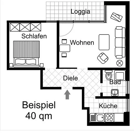 Gastehaus Heyse Apartamento *